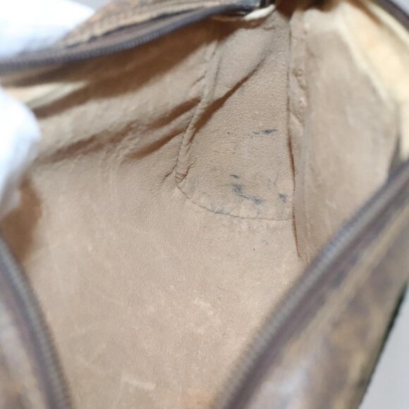 GUCCI GG Supreme Web Sherry Line Clutch Bag PVC Beige Red 56 01 012 Auth BA1131 - Picture 12 of 16